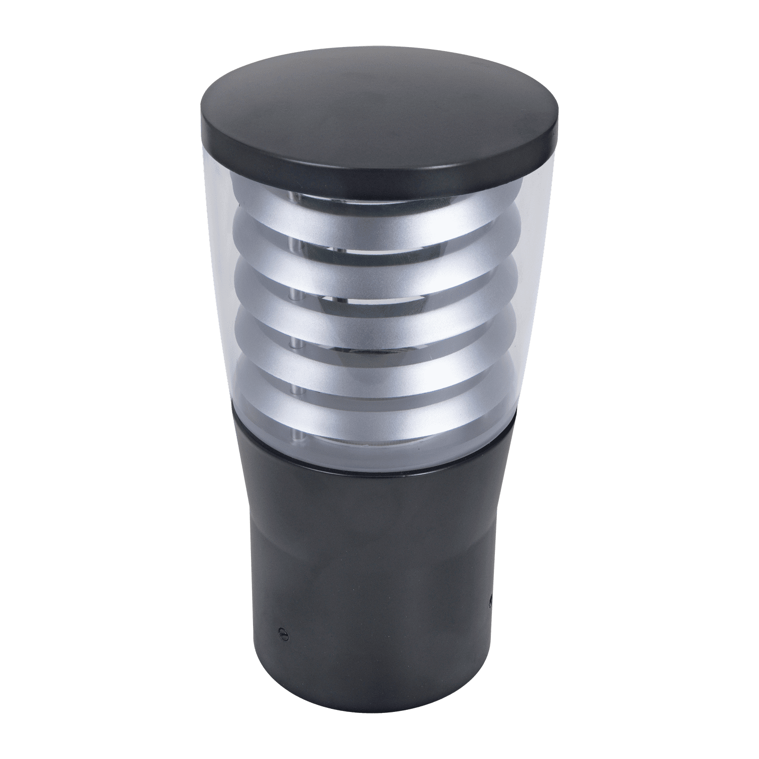 Domus BL-300 Conical Louvred Bollard Head - Beige, Black, Silver, Green or White - Mases LightingDomus Lighting