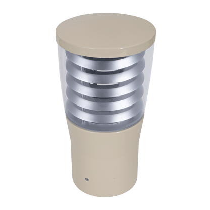 Domus BL-300 Conical Louvred Bollard Head - Beige, Black, Silver, Green or White - Mases LightingDomus Lighting