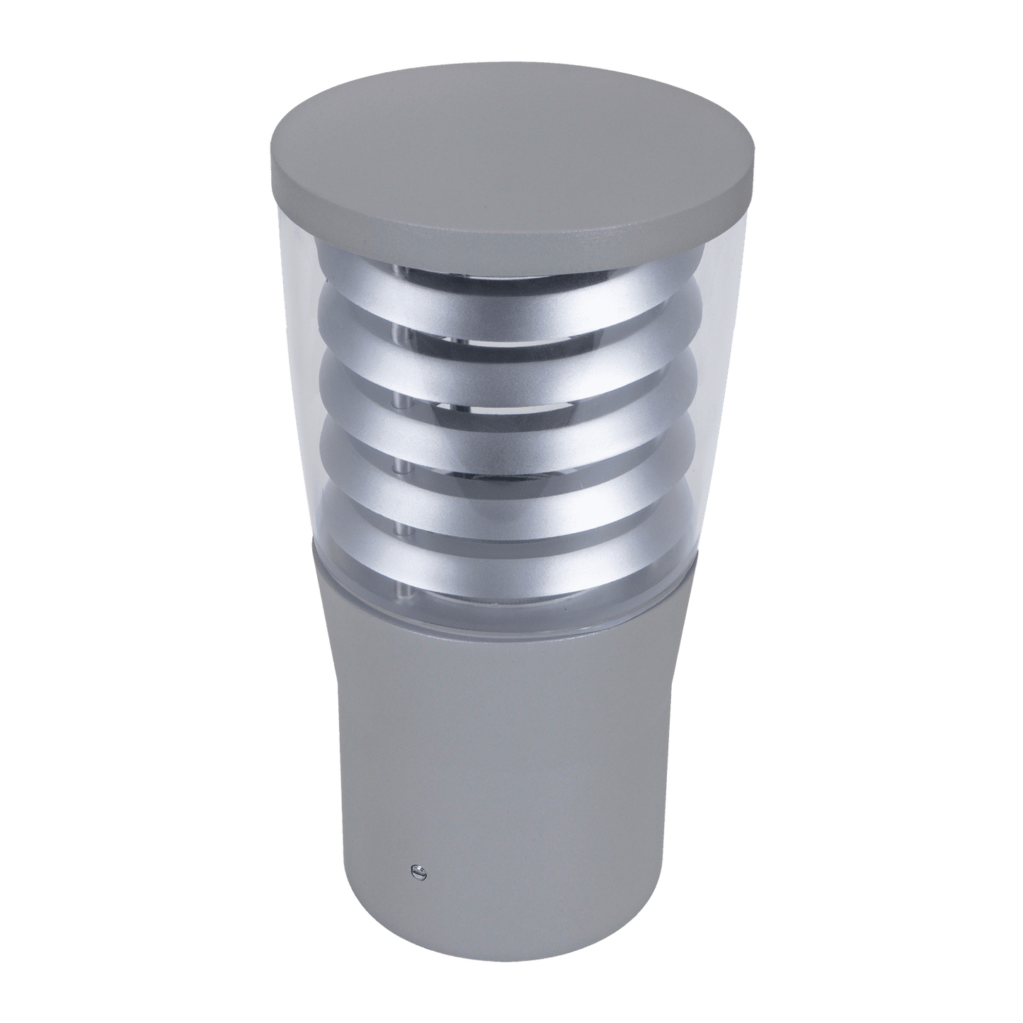 Domus BL-300 Conical Louvred Bollard Head - Beige, Black, Silver, Green or White - Mases LightingDomus Lighting