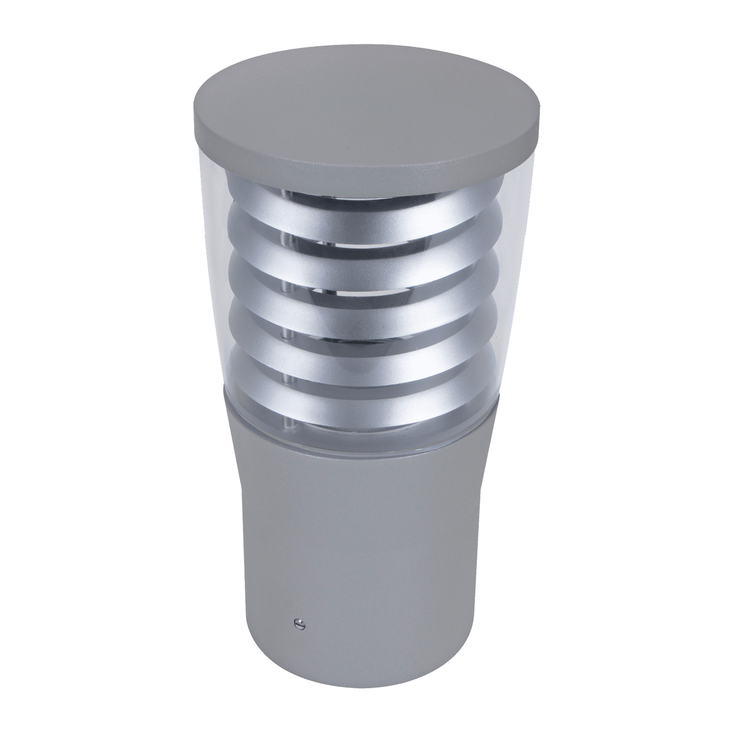 Domus BL-300 Conical Louvred Bollard Head - Beige, Black, Silver, Green or White - Mases LightingDomus Lighting