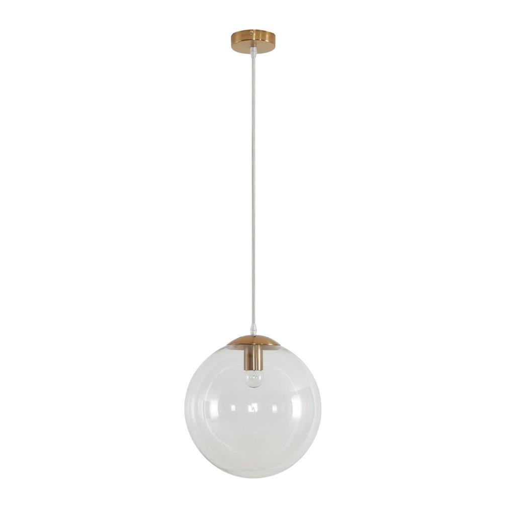 Domus BUBBLE-300 Clear or Opal Ball Glass Pendant 1XE27 - 200/250/300 - Mases LightingDomus