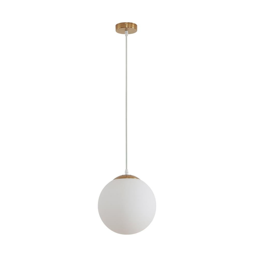 Domus BUBBLE-300 Clear or Opal Ball Glass Pendant 1XE27 - 200/250/300 - Mases LightingDomus