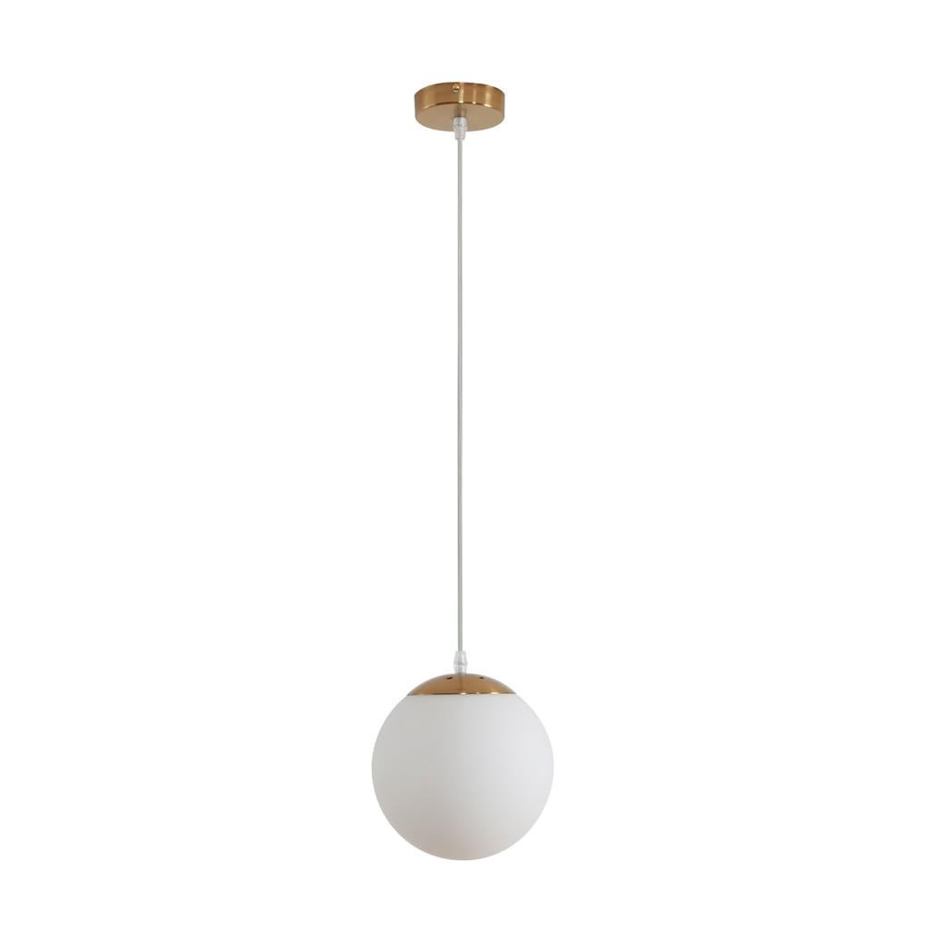 Domus BUBBLE-300 Clear or Opal Ball Glass Pendant 1XE27 - 200/250/300 - Mases LightingDomus