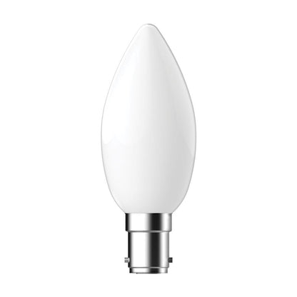 Domus C35 LED filament globe, clear or frosted, B15/E14 — feature lighting