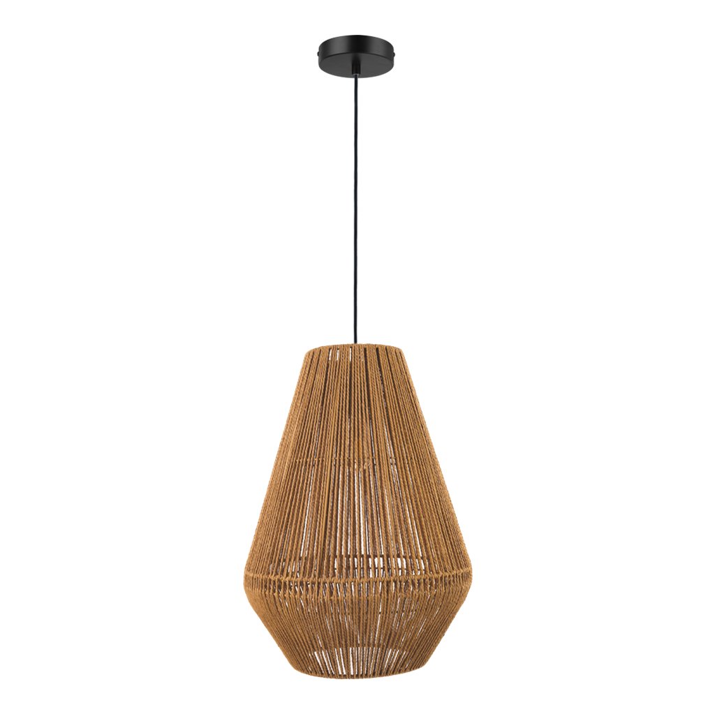 Domus CARTER-PDT- Small/Medium/Large - Paper Rope 1XE27 Pendant Light - Mases LightingDomus