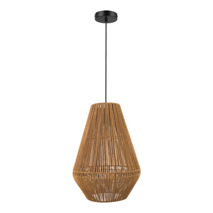 Domus CARTER-PDT- Small/Medium/Large - Paper Rope 1XE27 Pendant Light - Mases LightingDomus