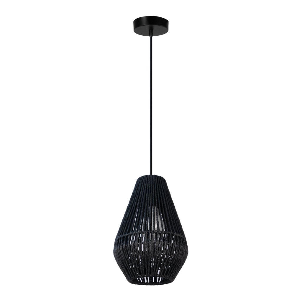 Domus CARTER-PDT- Small/Medium/Large - Paper Rope 1XE27 Pendant Light - Mases LightingDomus