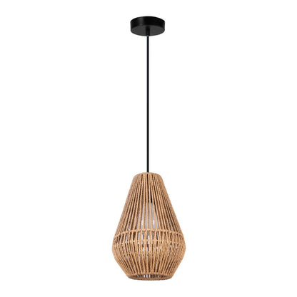 Domus CARTER-PDT- Small/Medium/Large - Paper Rope 1XE27 Pendant Light - Mases LightingDomus