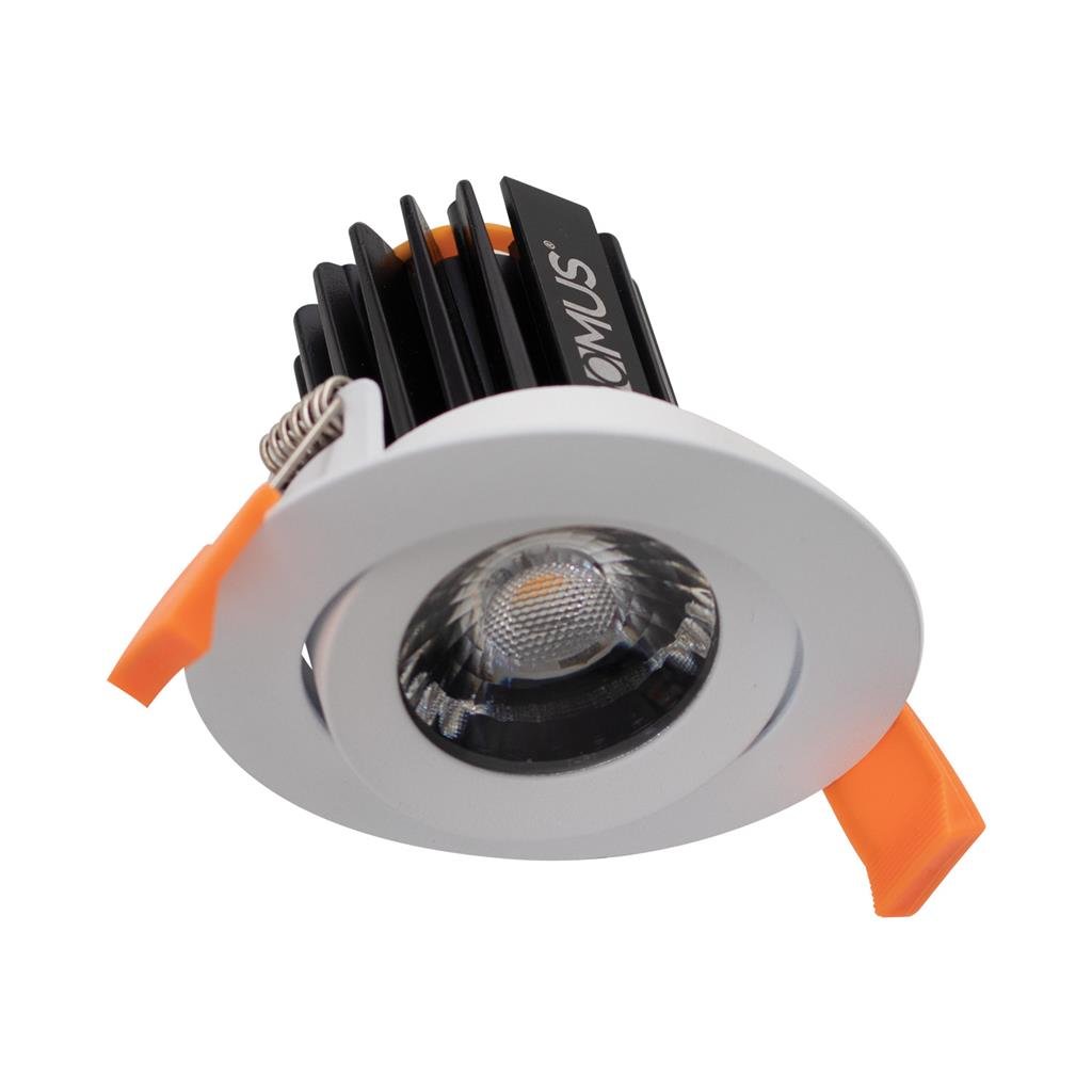 Domus Cell 9W 5CCT 60° T75 Complete Dimmable Downlight Kit - Black/White - Mases LightingDomus