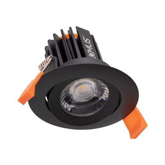 Domus Cell 9W 5CCT 60° T75 Complete Dimmable Downlight Kit - Black/White - Mases LightingDomus