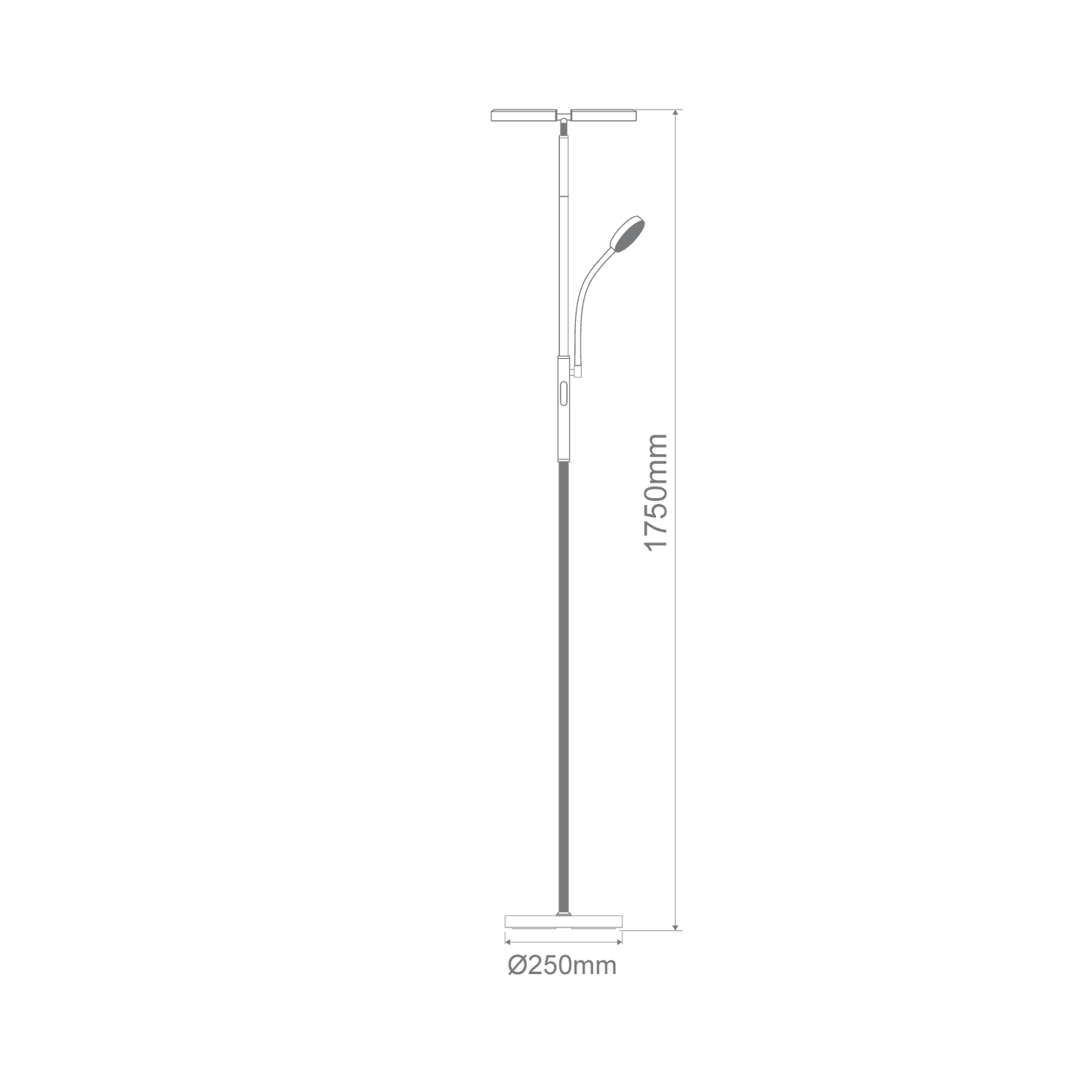 Domus Cyclops Mother & Child LED Floor Lamp - Black - Mases LightingDomus Lighting