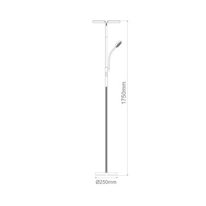 Domus Cyclops Mother & Child LED Floor Lamp - Black - Mases LightingDomus Lighting