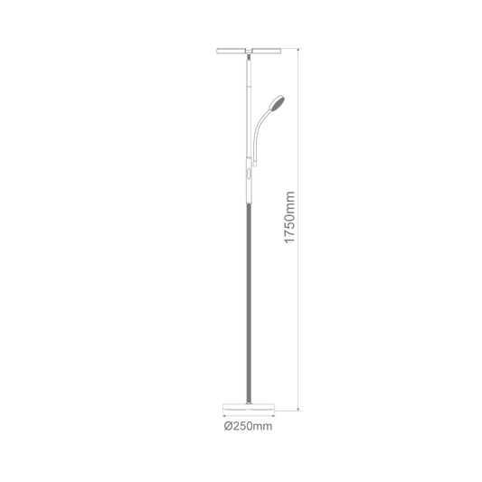 Domus Cyclops Mother & Child LED Floor Lamp - Black - Mases LightingDomus Lighting