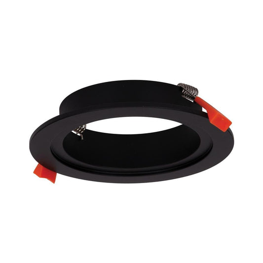 Domus DECO-13 LED Downlight 140mm adaptor plate - Black/White - Mases LightingDomus