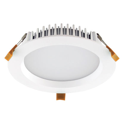 Domus DECO-20 TRIO/DALI Round 20W Dimmable LED Tricolour IP44 Downlight - Black/White - Mases LightingDomus