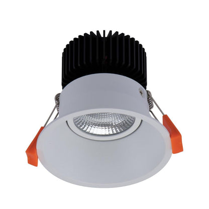 Domus DEEP-13 TRIO/DALI Round Deepset 13W Recessed Dimmable LED IP40 Downlight - Black/White - Mases LightingDomus