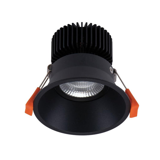 Domus DEEP-13 TRIO/DALI Round Deepset 13W Recessed Dimmable LED IP40 Downlight - Black/White - Mases LightingDomus