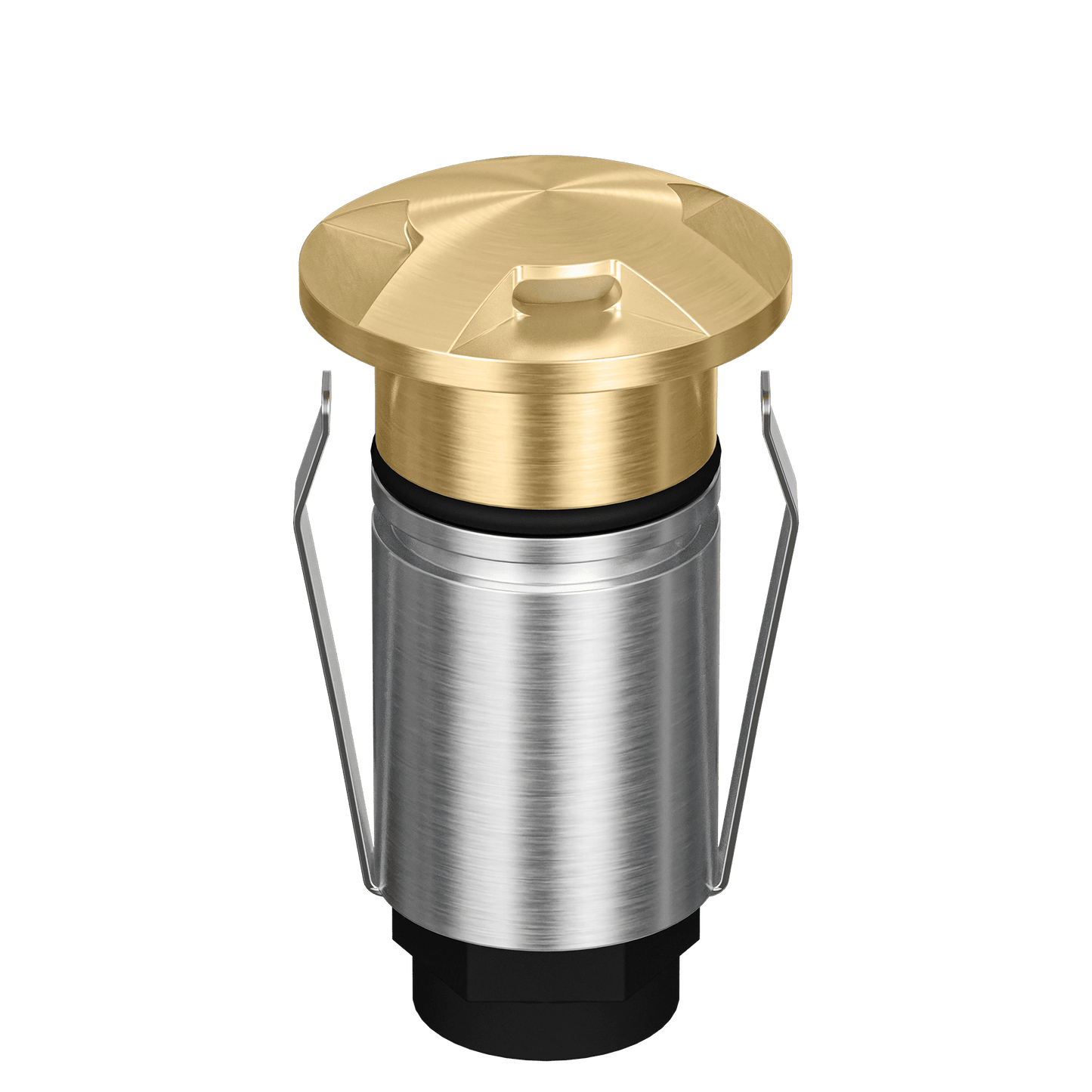 Domus Emit 25mm RGBW LED Inground Deck Light — Antique Brass, Black, White, Brushed Brass or Stainless Steel - Mases LightingDomus Lighting
