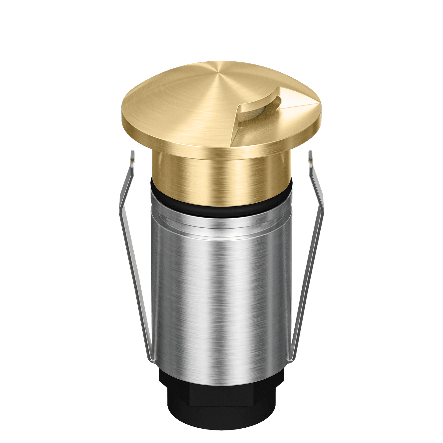 Domus Emit 25mm RGBW LED Inground Deck Light — Antique Brass, Black, White, Brushed Brass or Stainless Steel - Mases LightingDomus Lighting