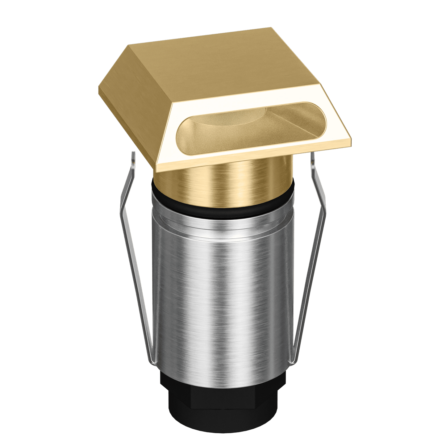 Domus Emit 25mm RGBW LED Inground Deck Light — Antique Brass, Black, White, Brushed Brass or Stainless Steel - Mases LightingDomus Lighting
