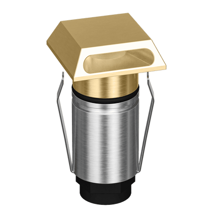Domus Emit 25mm RGBW LED Inground Deck Light — Antique Brass, Black, White, Brushed Brass or Stainless Steel - Mases LightingDomus Lighting