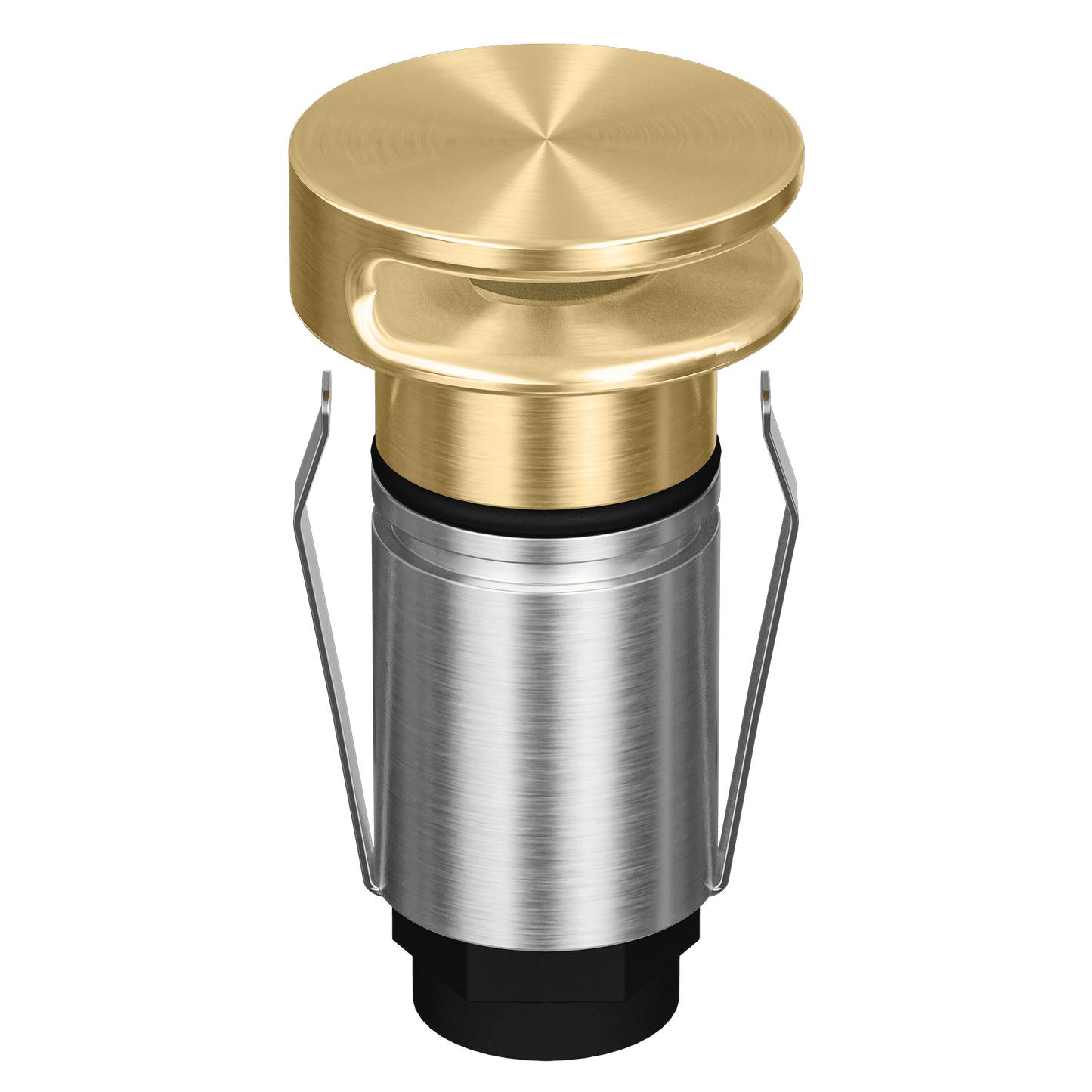 Domus Emit 25mm RGBW LED Inground Deck Light — Antique Brass, Black, White, Brushed Brass or Stainless Steel - Mases LightingDomus Lighting