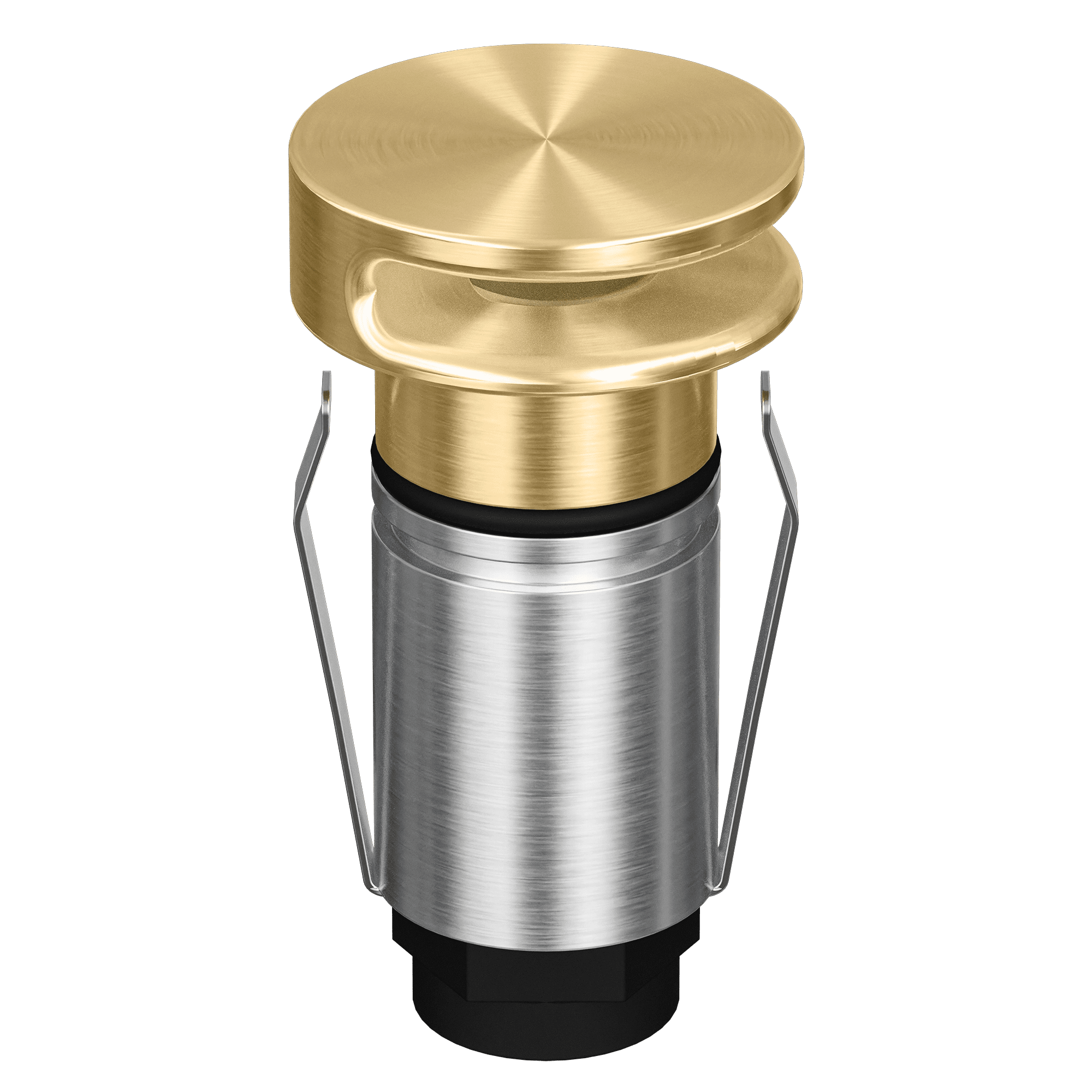 Domus Emit 25mm RGBW LED Inground Deck Light — Antique Brass, Black, White, Brushed Brass or Stainless Steel - Mases LightingDomus Lighting