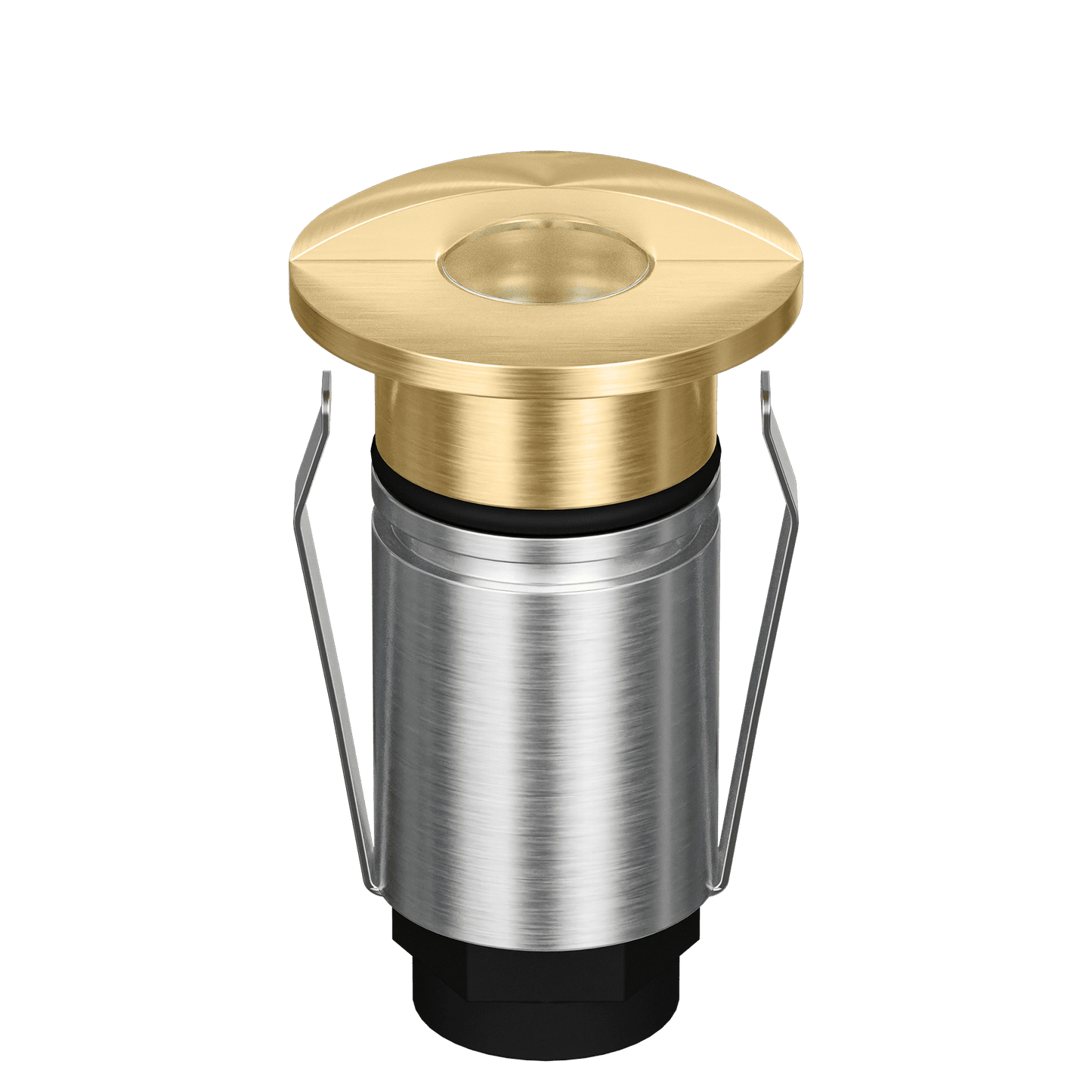 Domus Emit 25mm RGBW LED Inground Deck Light — Antique Brass, Black, White, Brushed Brass or Stainless Steel - Mases LightingDomus Lighting