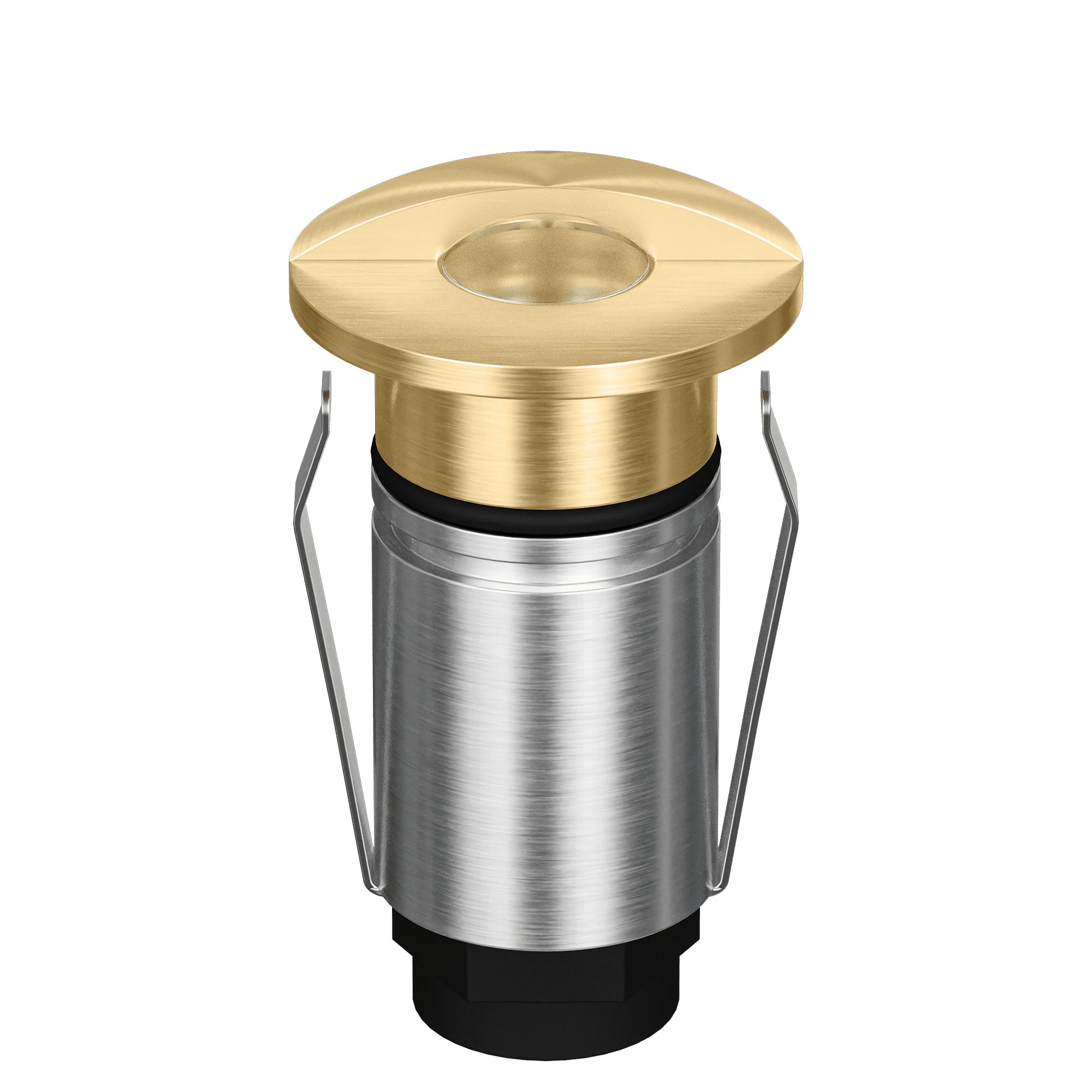 Domus Emit 25mm RGBW LED Inground Deck Light — Antique Brass, Black, White, Brushed Brass or Stainless Steel - Mases LightingDomus Lighting