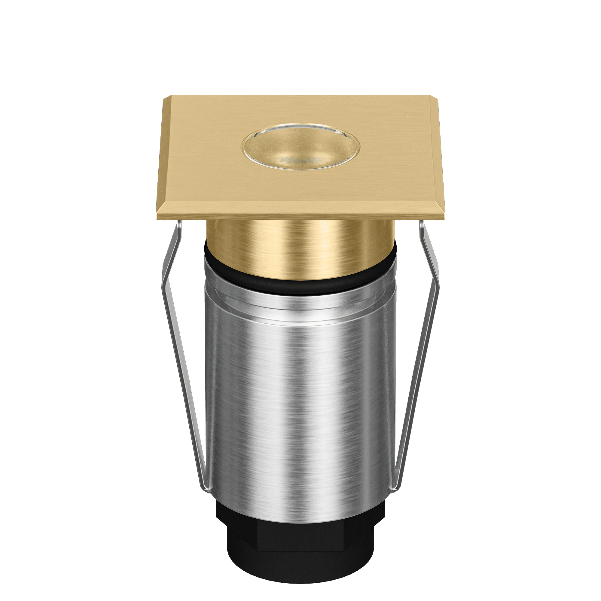 Domus Emit 25mm RGBW LED Inground Deck Light — Antique Brass, Black, White, Brushed Brass or Stainless Steel - Mases LightingDomus Lighting