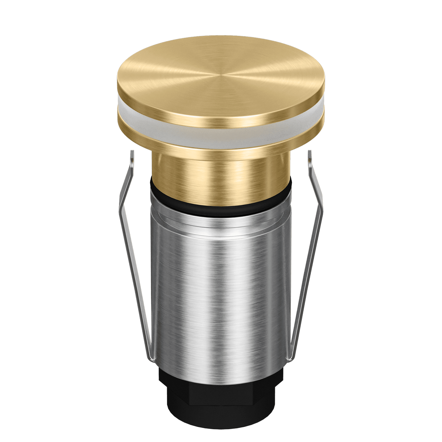 Domus Emit 25mm RGBW LED Inground Deck Light — Antique Brass, Black, White, Brushed Brass or Stainless Steel - Mases LightingDomus Lighting