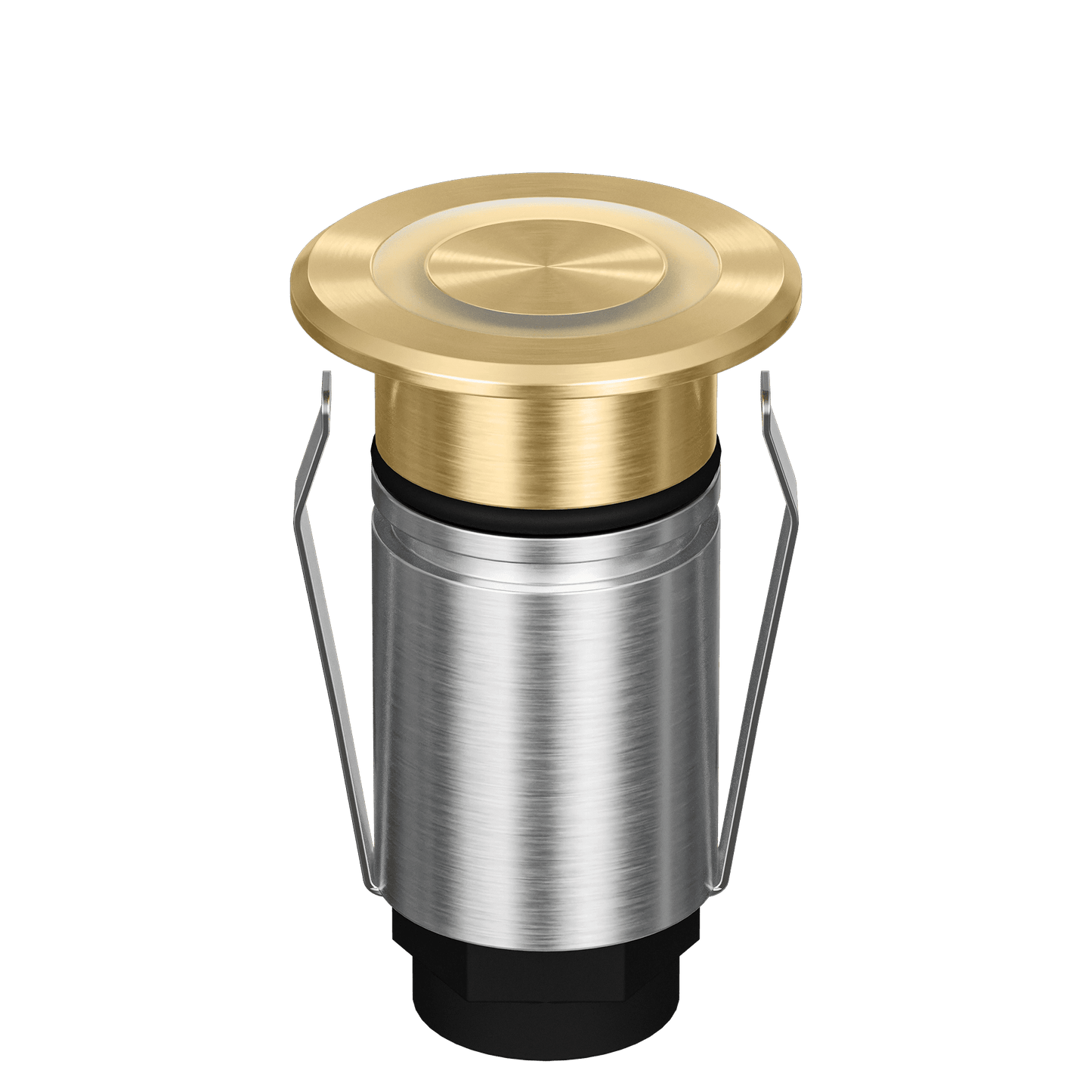 Domus Emit 25mm RGBW LED Inground Deck Light — Antique Brass, Black, White, Brushed Brass or Stainless Steel - Mases LightingDomus Lighting
