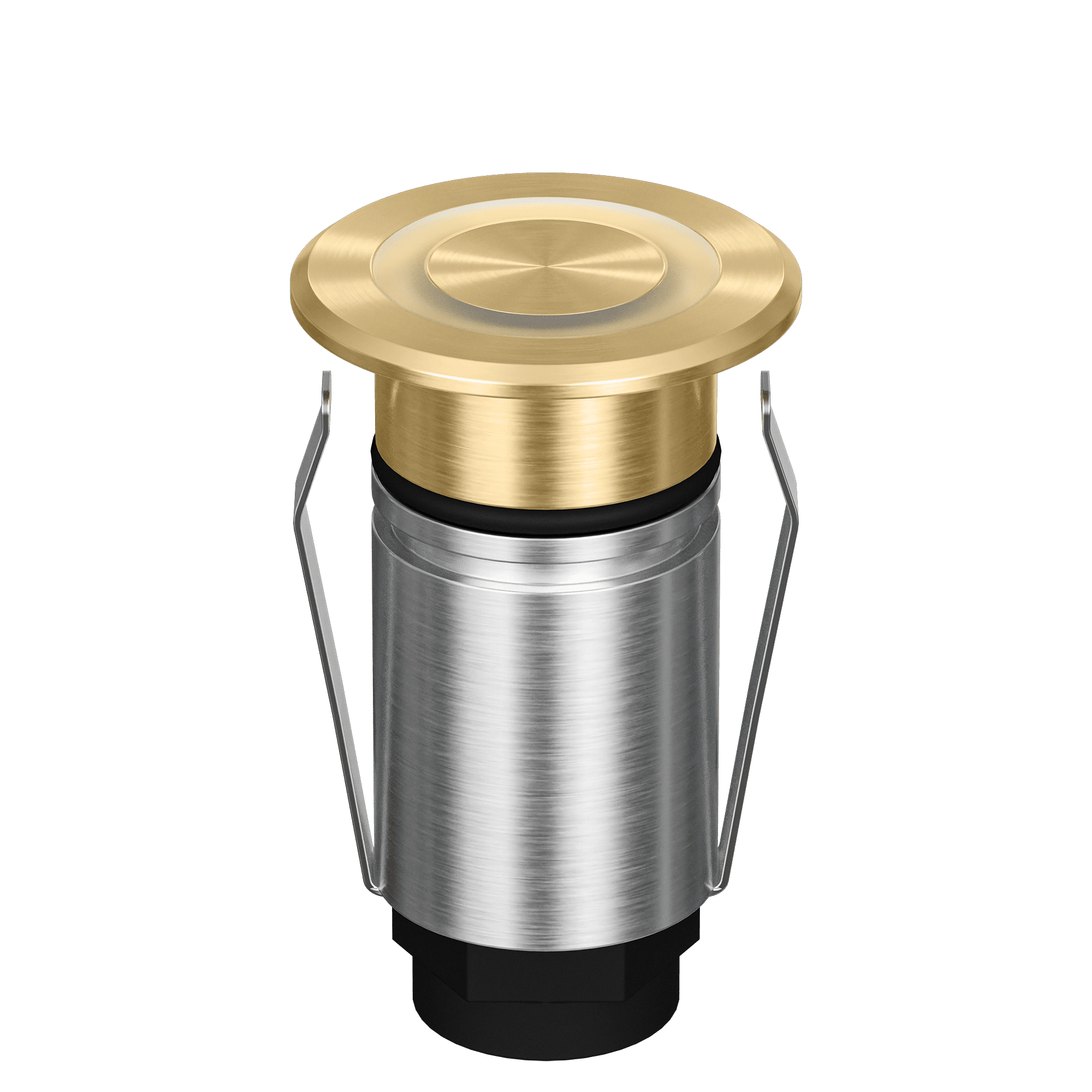 Domus Emit 25mm RGBW LED Inground Deck Light — Antique Brass, Black, White, Brushed Brass or Stainless Steel - Mases LightingDomus Lighting