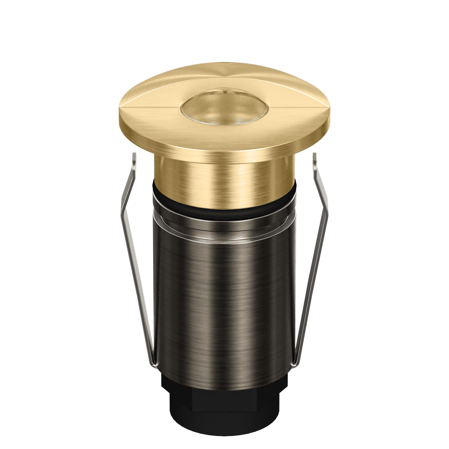 Domus Emit 25mm TRIO LED Inground Deck Light — Antique Brass, Black, Brushed Brass or Stainless Steel - Mases LightingDomus Lighting