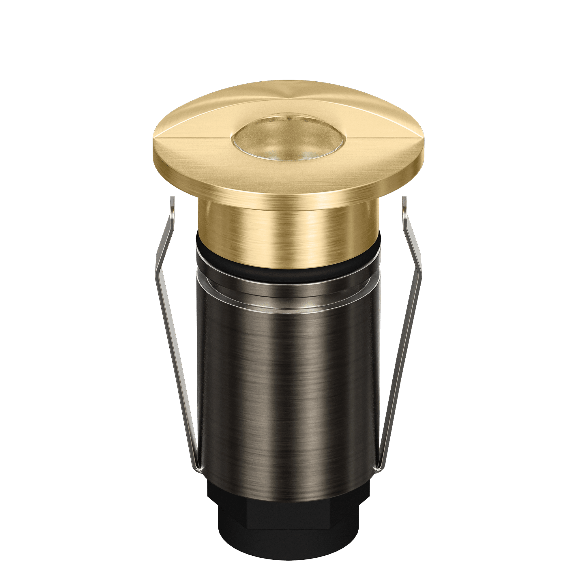 Domus Emit 25mm TRIO LED Inground Deck Light — Antique Brass, Black, Brushed Brass or Stainless Steel - Mases LightingDomus Lighting