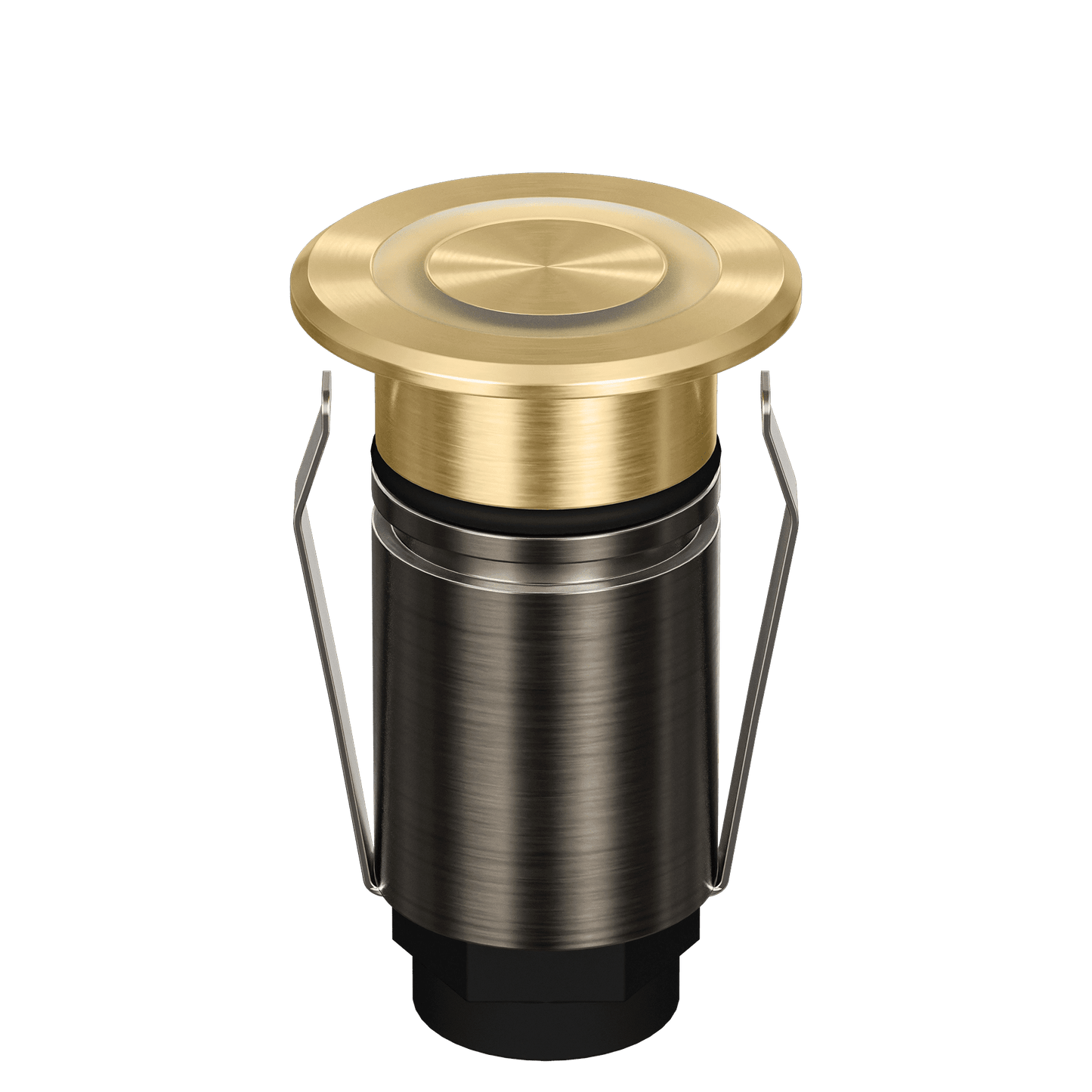 Domus Emit 25mm TRIO LED Inground Deck Light — Antique Brass, Black, Brushed Brass or Stainless Steel - Mases LightingDomus Lighting