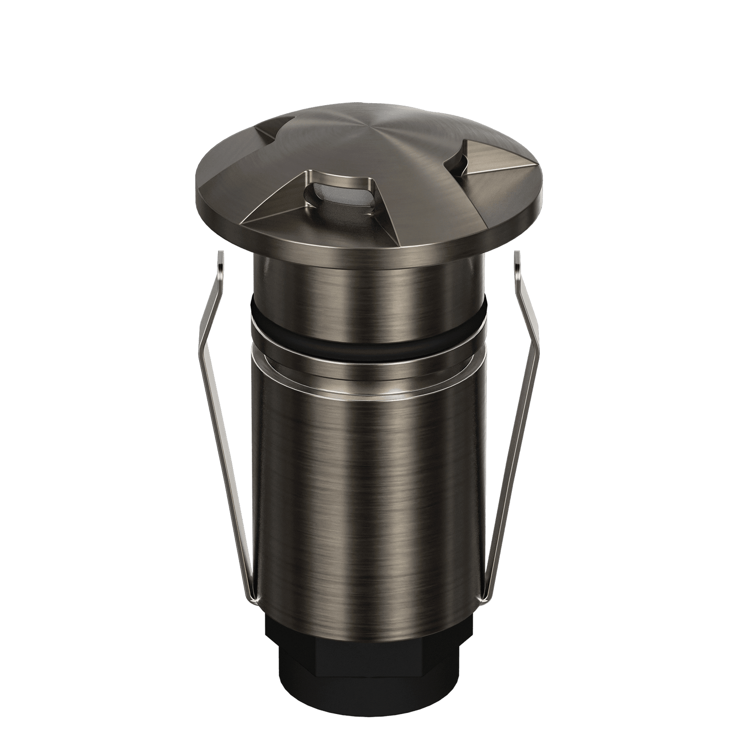 Domus Emit 25mm TRIO LED Inground Deck Light — Antique Brass, Black, Brushed Brass or Stainless Steel - Mases LightingDomus Lighting