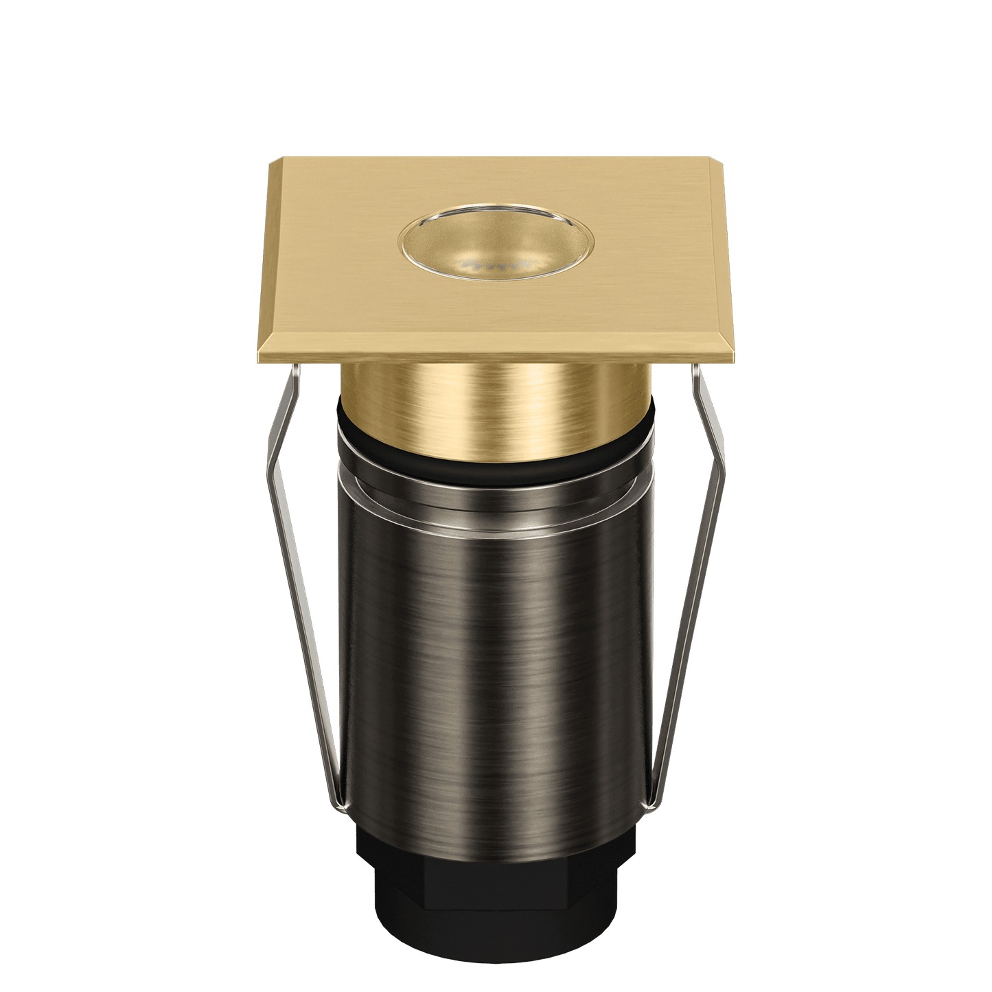 Domus Emit 25mm TRIO LED Inground Deck Light — Antique Brass, Black, Brushed Brass or Stainless Steel - Mases LightingDomus Lighting