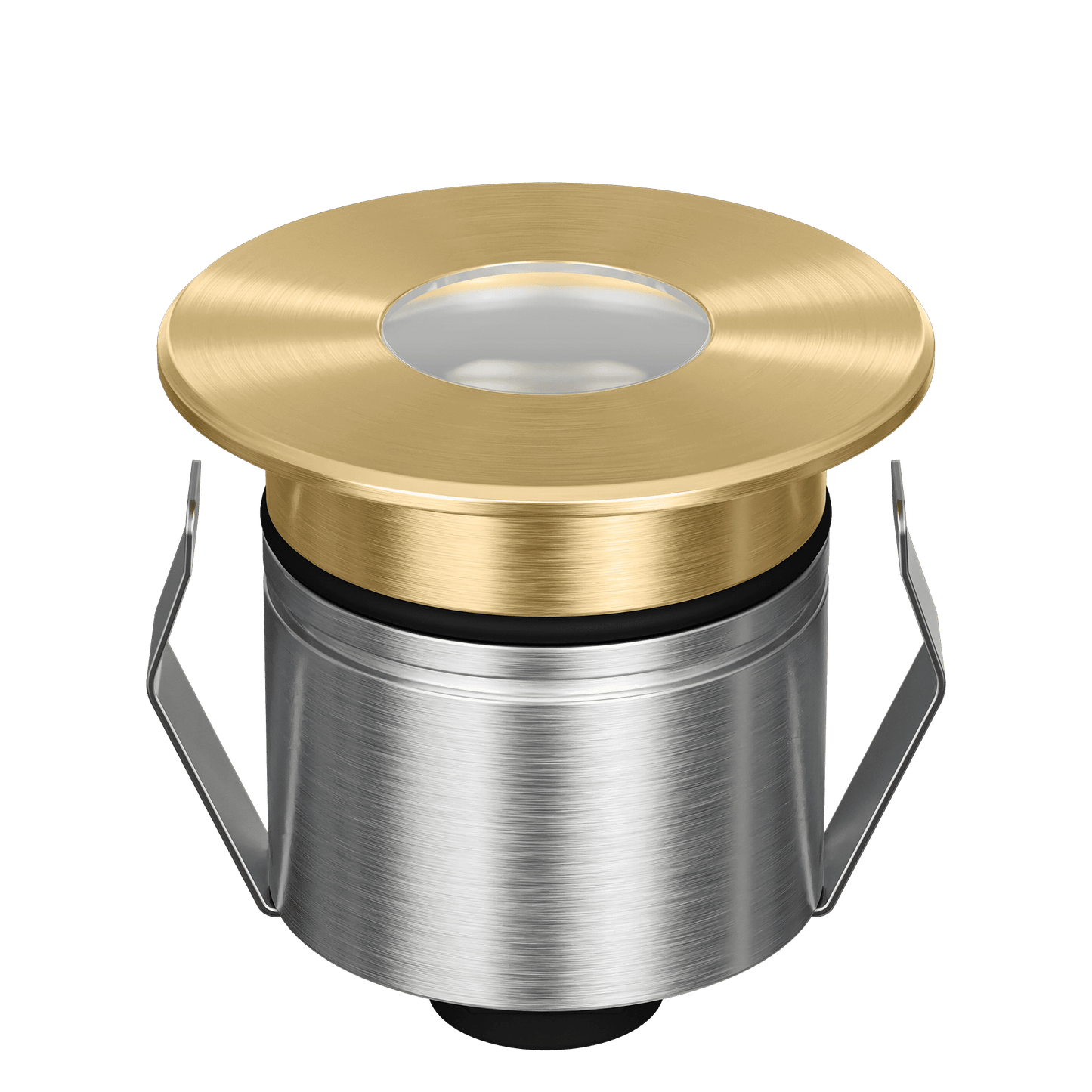 Domus Emit 55mm RGBW LED Inground Deck Light — Antique Brass, Black, White, Brushed Brass or Stainless Steel - Mases LightingDomus Lighting