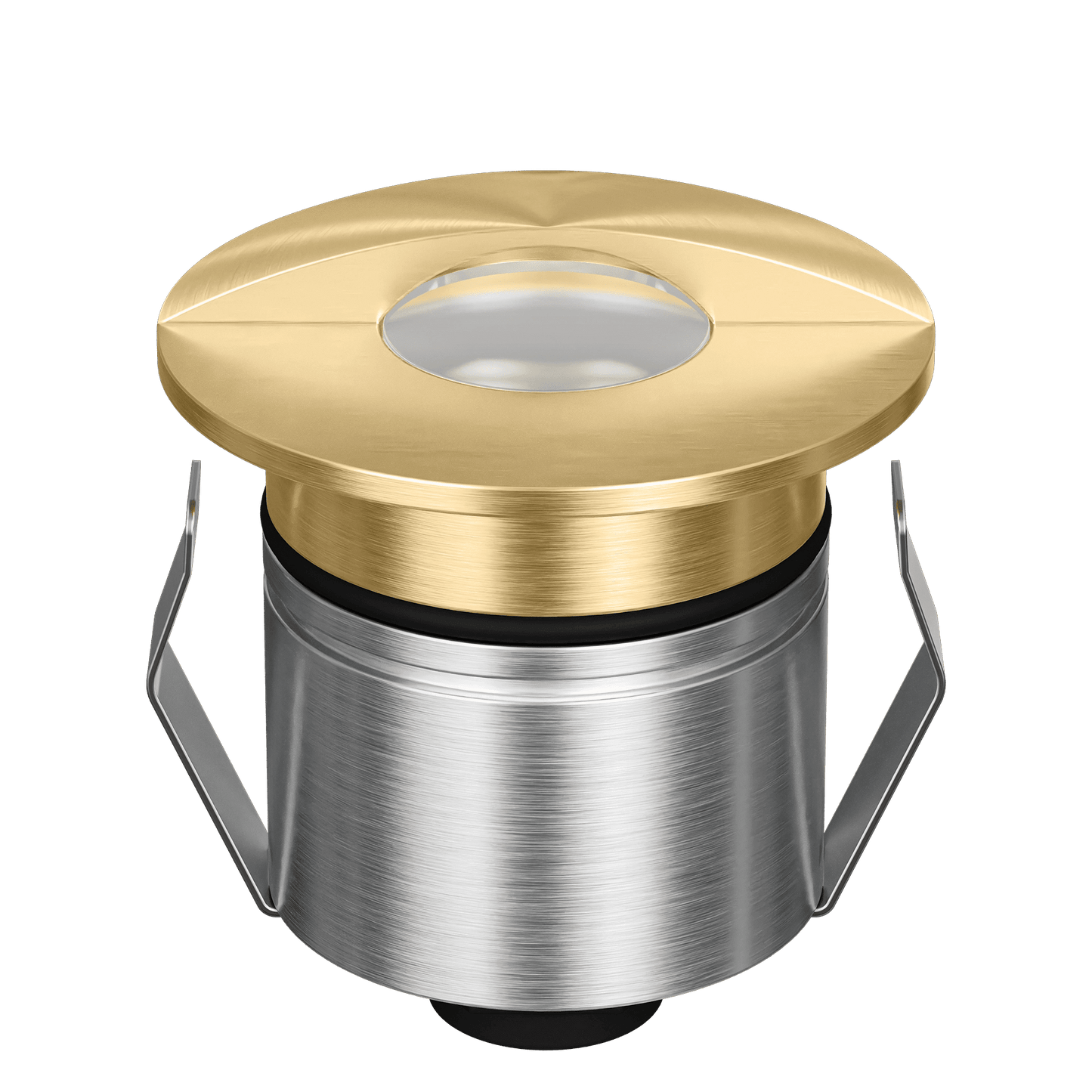Domus Emit 55mm RGBW LED Inground Deck Light — Antique Brass, Black, White, Brushed Brass or Stainless Steel - Mases LightingDomus Lighting