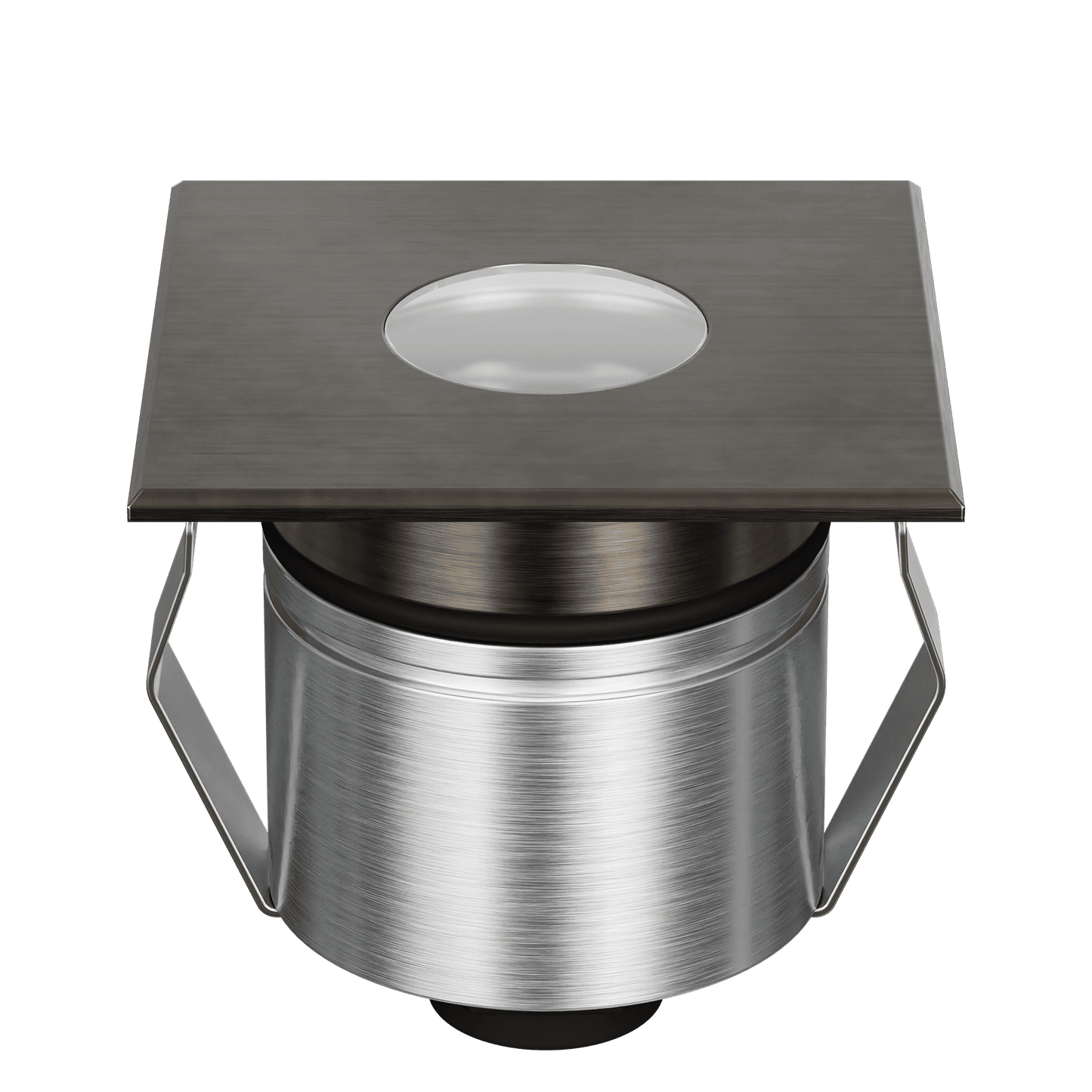 Domus Emit 55mm RGBW LED Inground Deck Light — Antique Brass, Black, White, Brushed Brass or Stainless Steel - Mases LightingDomus Lighting
