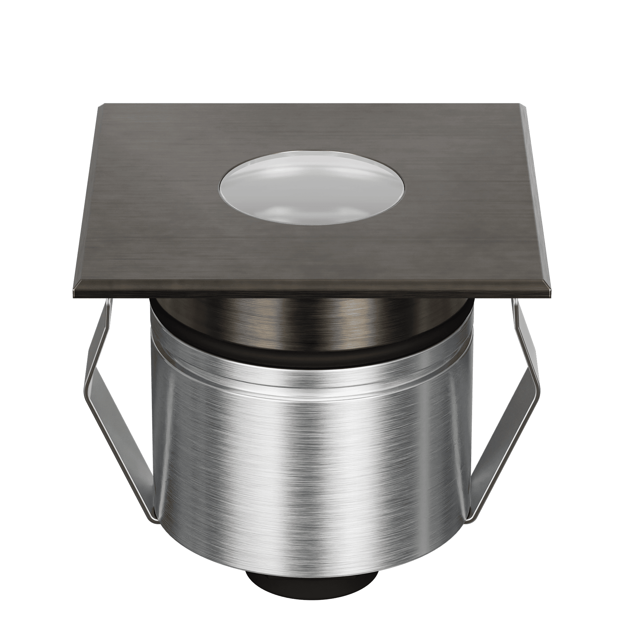 Domus Emit 55mm RGBW LED Inground Deck Light — Antique Brass, Black, White, Brushed Brass or Stainless Steel - Mases LightingDomus Lighting
