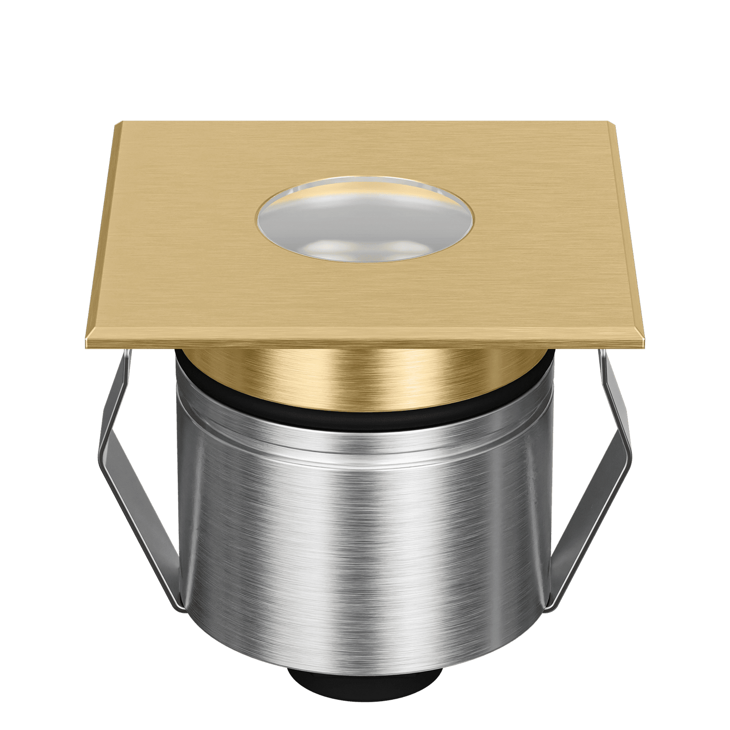 Domus Emit 55mm RGBW LED Inground Deck Light — Antique Brass, Black, White, Brushed Brass or Stainless Steel - Mases LightingDomus Lighting