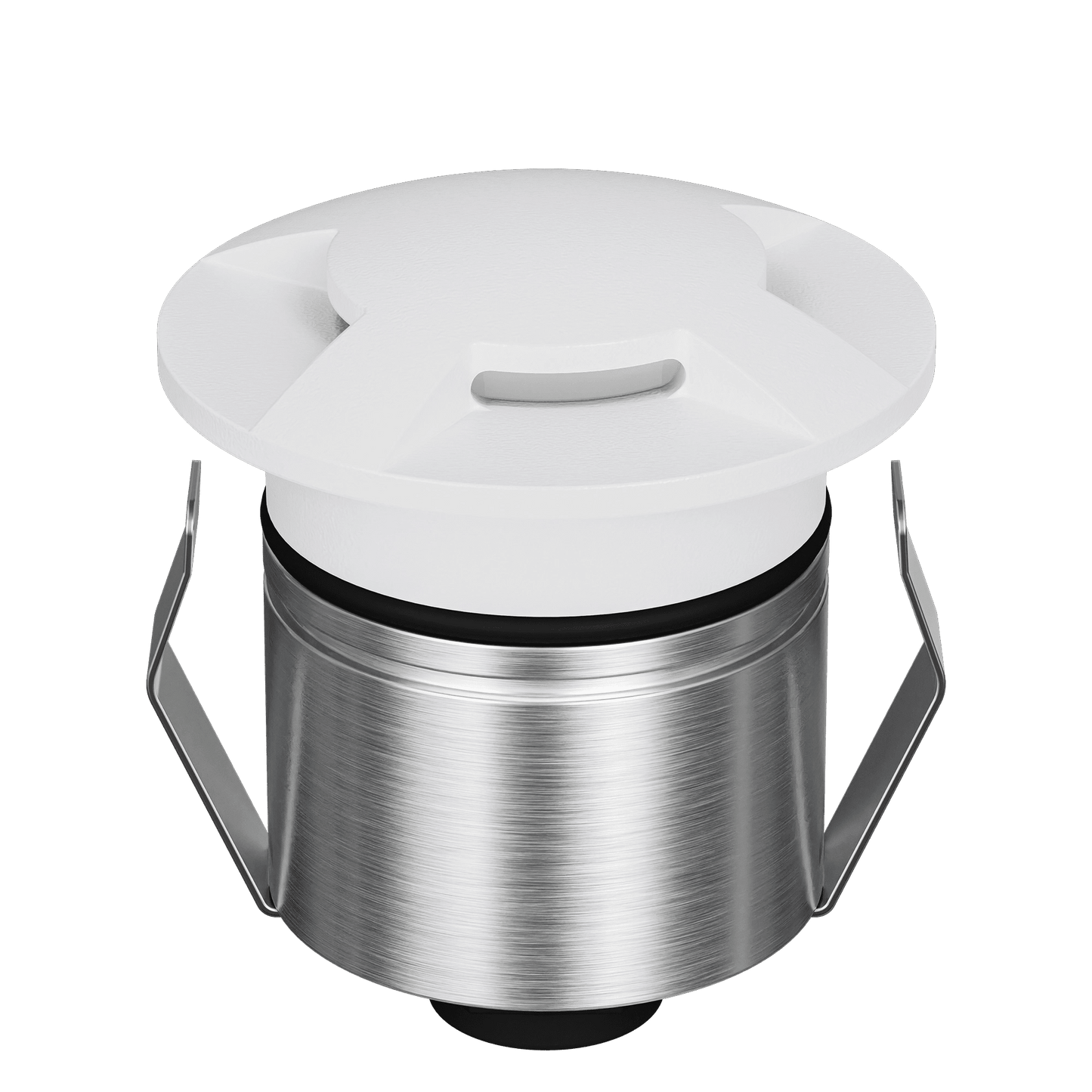 Domus Emit 55mm RGBW LED Inground Deck Light — Antique Brass, Black, White, Brushed Brass or Stainless Steel - Mases LightingDomus Lighting