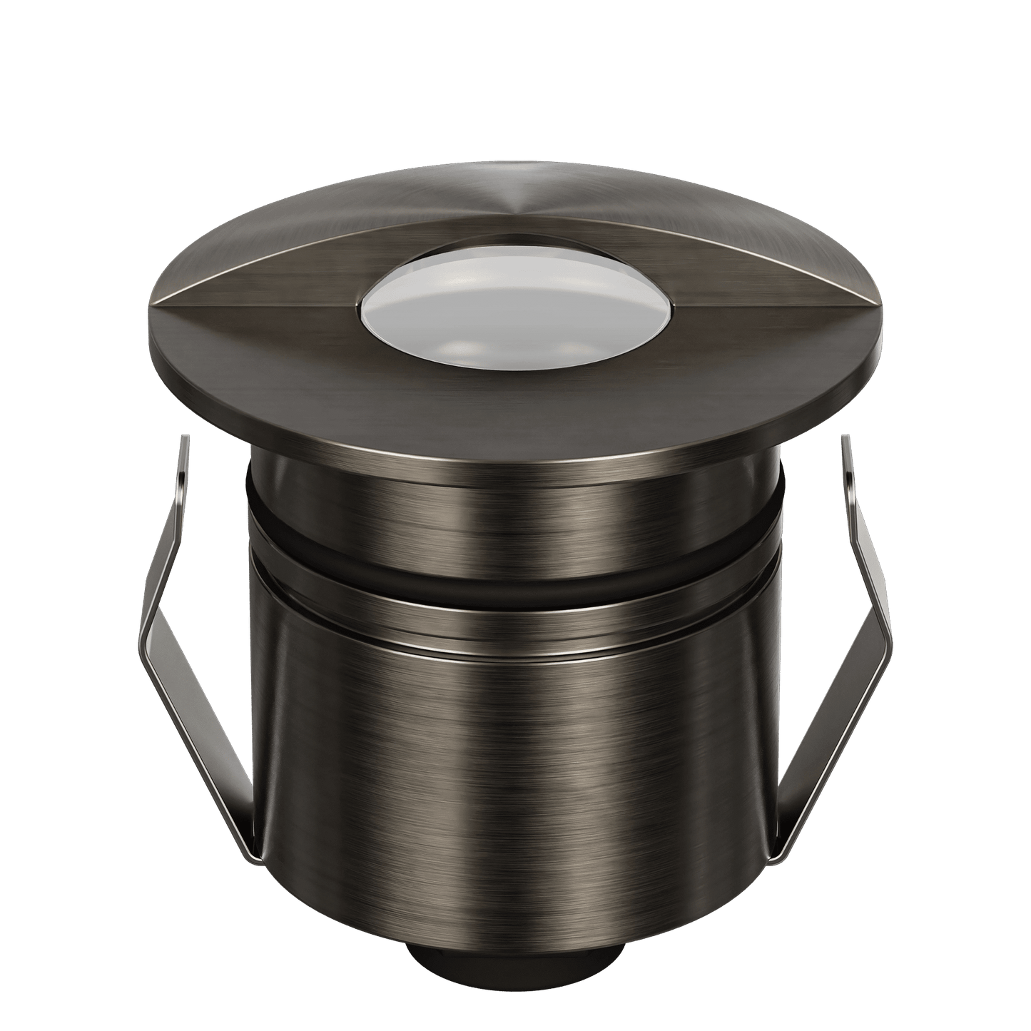 Domus Emit 55mm TRIO LED Inground Deck Light — Antique Brass, Black, White, Brushed Brass or Stainless Steel - Mases LightingDomus Lighting