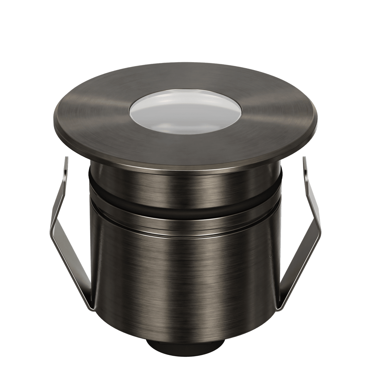 Domus Emit 55mm TRIO LED Inground Deck Light — Antique Brass, Black, White, Brushed Brass or Stainless Steel - Mases LightingDomus Lighting