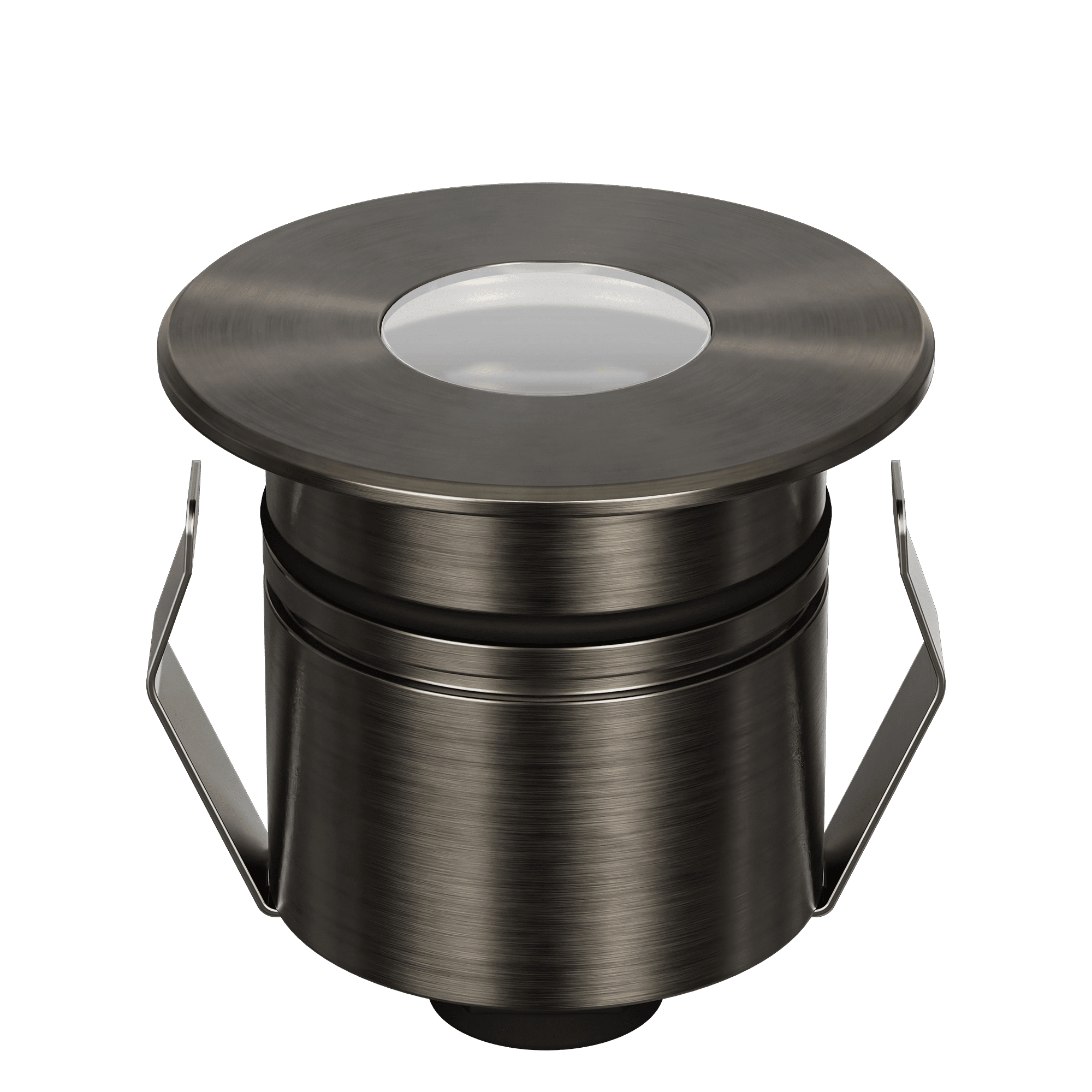Domus Emit 55mm TRIO LED Inground Deck Light — Antique Brass, Black, White, Brushed Brass or Stainless Steel - Mases LightingDomus Lighting