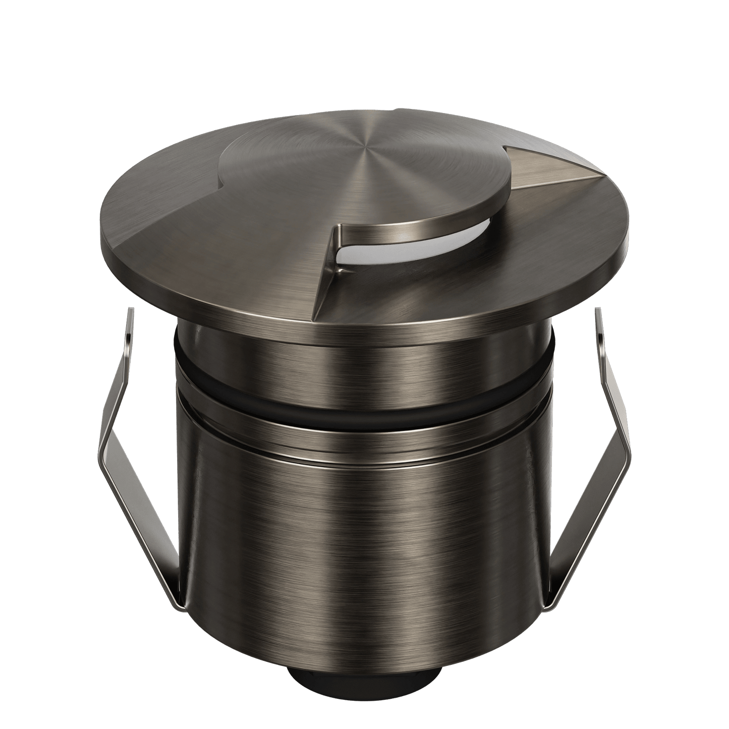 Domus Emit 55mm TRIO LED Inground Deck Light — Antique Brass, Black, White, Brushed Brass or Stainless Steel - Mases LightingDomus Lighting
