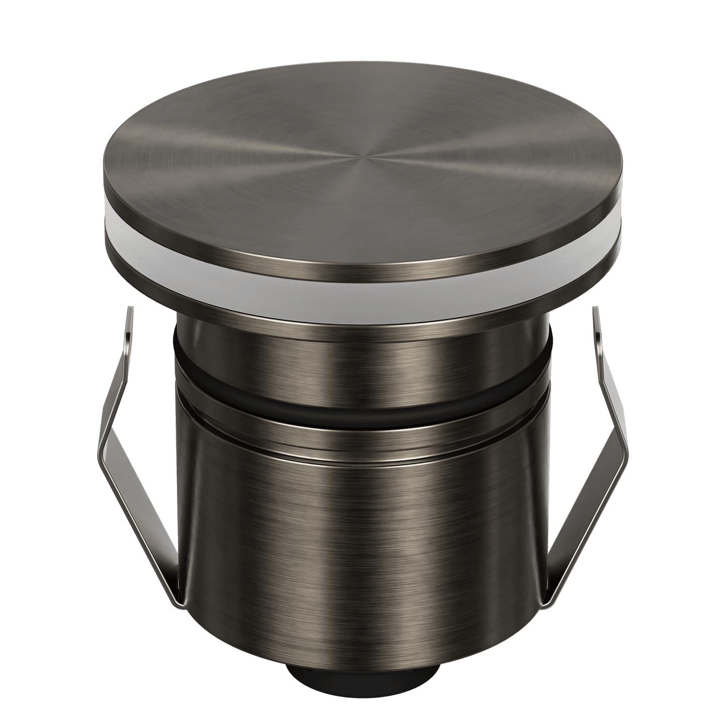 Domus Emit 55mm TRIO LED Inground Deck Light — Antique Brass, Black, White, Brushed Brass or Stainless Steel - Mases LightingDomus Lighting