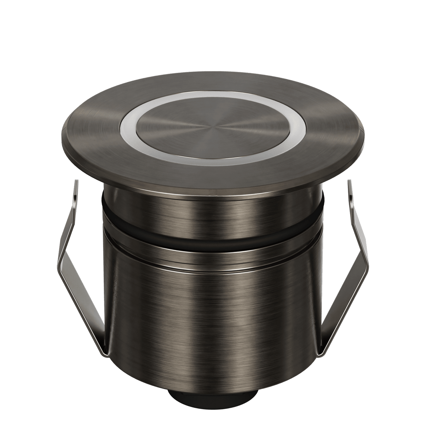 Domus Emit 55mm TRIO LED Inground Deck Light — Antique Brass, Black, White, Brushed Brass or Stainless Steel - Mases LightingDomus Lighting